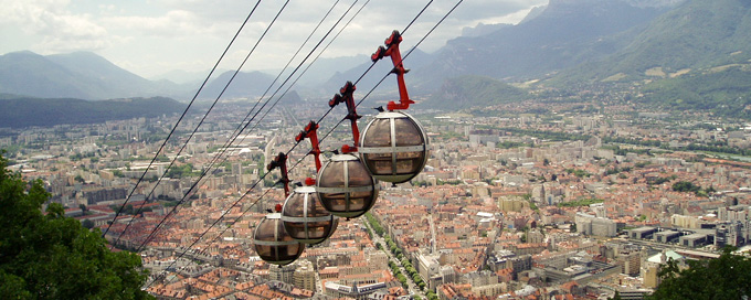 Grenoble Bastille cable car